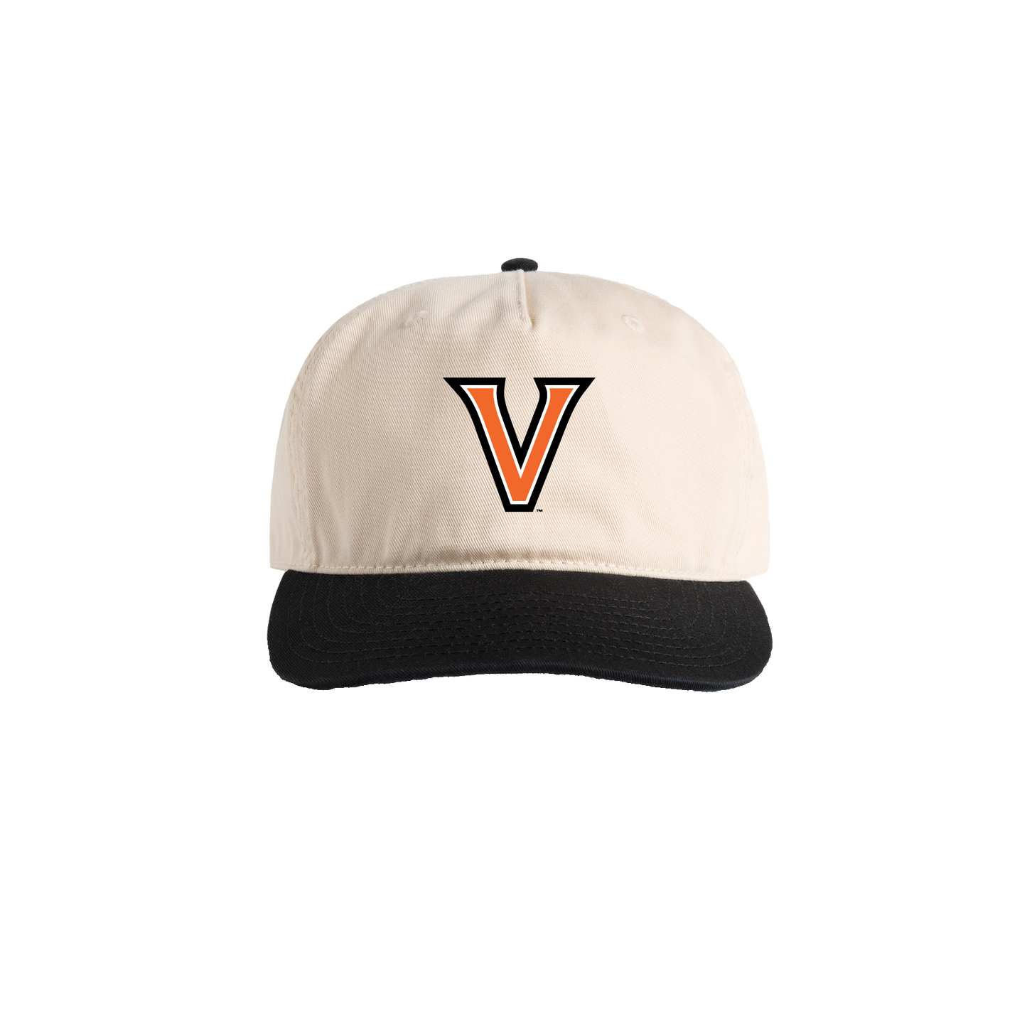 Snapback 6-panel hat - Natural/Black