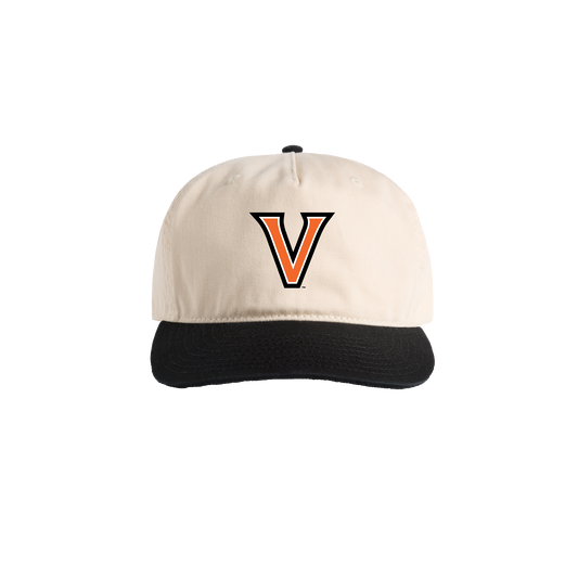 Snapback 6-panel hat - Natural/Black