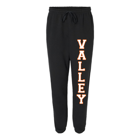 Valley Logo Sweatpants - Black